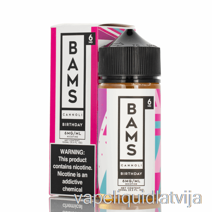 Dzimšanas Dienas Cannoli - Bam Bam's Cannoli - 100ml 0mg Vape šķidrums